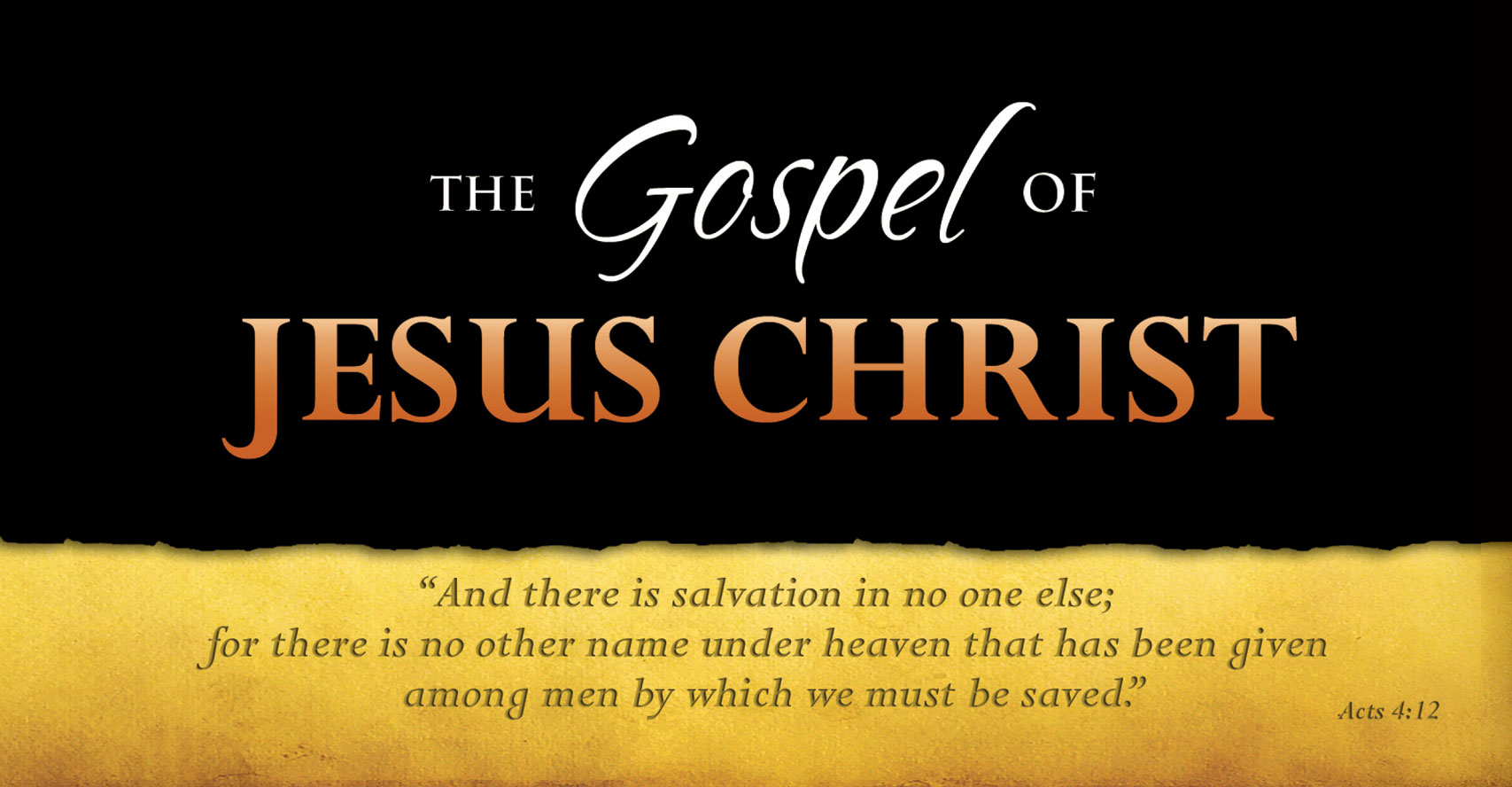 The Gospel of Jesus Christ | Tract | HeartCry Missionary Society