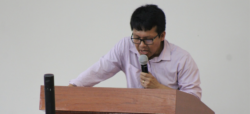 Eduardo Aricari Preaching In Barranco