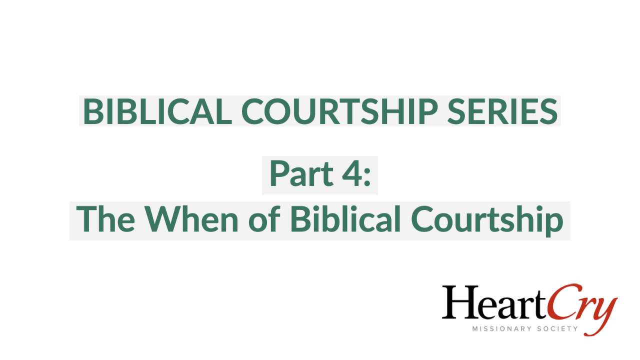 Biblical Courtship 4