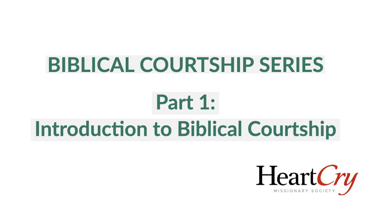 Biblical Courtship