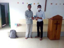09.21 Kon Distributed Gospel Tracts To Church Members